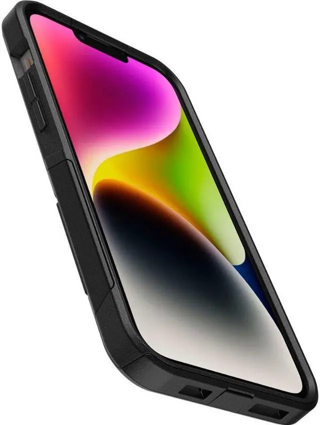 Alt view image 3 of 4 - OtterBox COMMUTER SERIES Case for Apple iPhone 14 Plus - Black