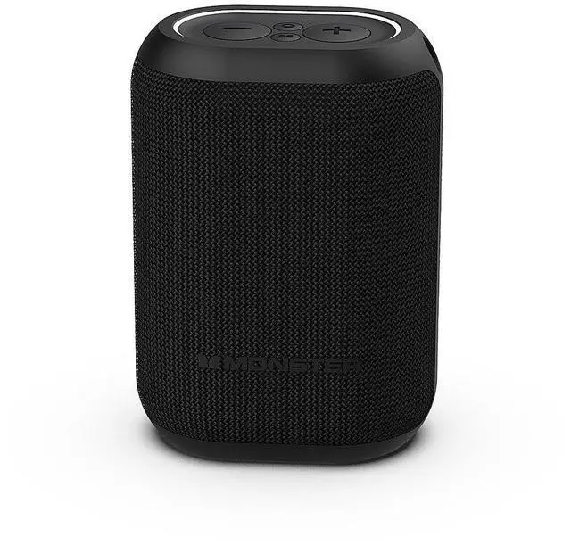 Alt view image 2 of 4 - Monster DNA ONE Portable Bluetooth Speaker with Qi Wireless Charging - Black