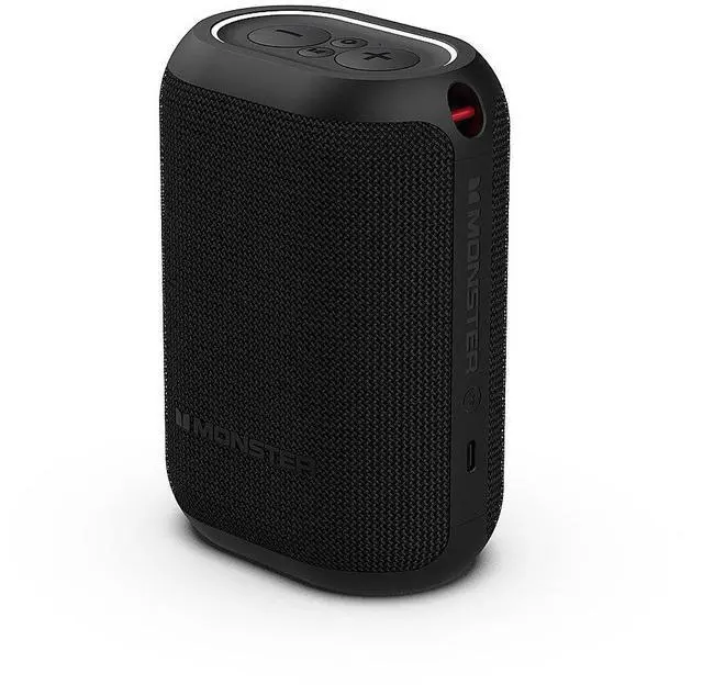 Alt view image 3 of 4 - Monster DNA ONE Portable Bluetooth Speaker with Qi Wireless Charging - Black