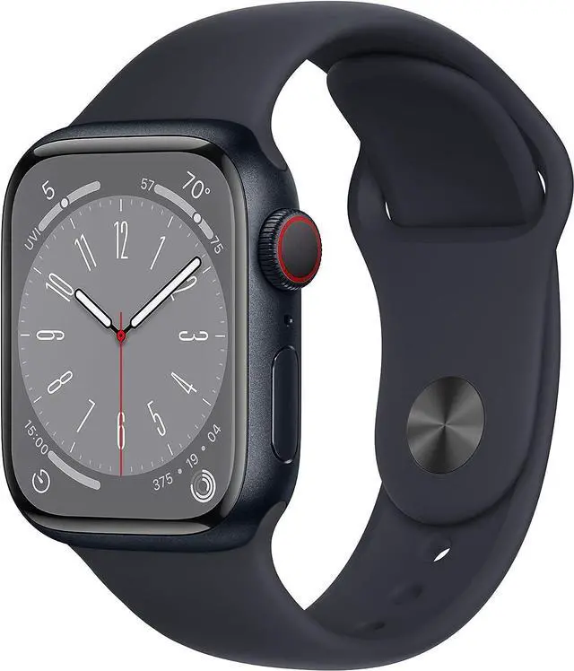 Main image of Apple Watch (GPS + LTE) - Series 8 - 41MM Midnight Aluminum Case Midnight Sport Band