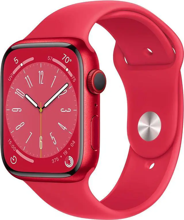 Main image of Apple Watch Series 8 (GPS + LTE) 45MM Red Aluminum Case & Red Sport Band