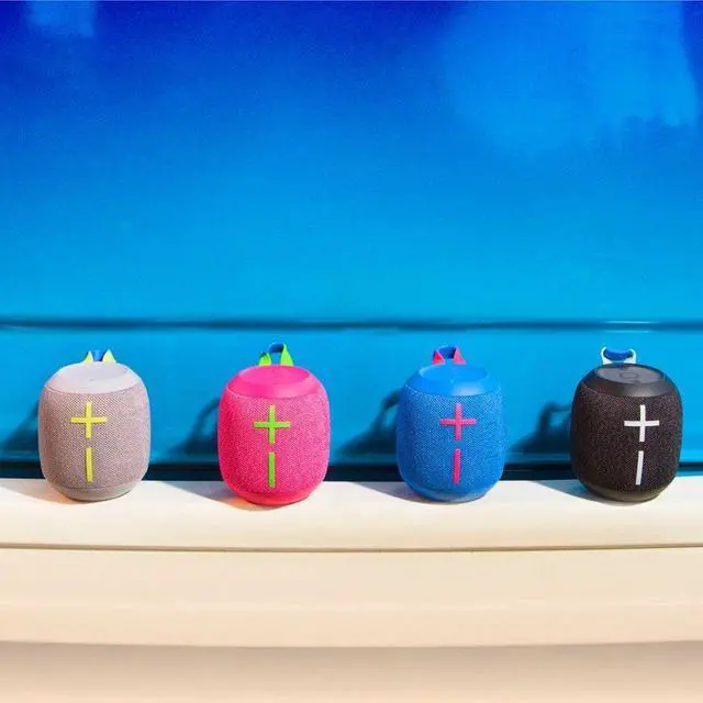 Alt view image 3 of 5 - Ultimate Ears WONDERBOOM 3 Waterproof/Dustproof  Mini Speaker - Grey