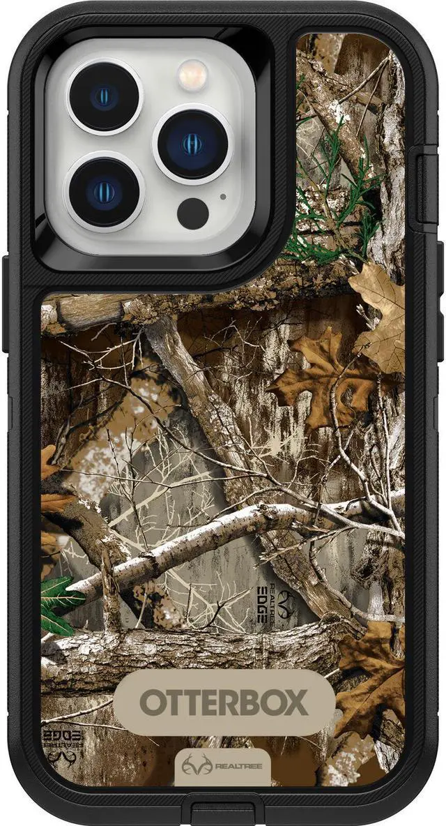 Alt view image 3 of 4 - OtterBox DEFENDER SERIES Case for Apple iPhone 13 Pro - RealTree Edge Black