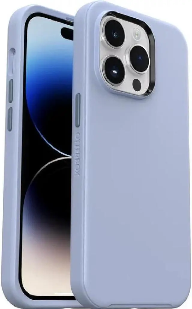 Alt view image 3 of 3 - OtterBox SYMMETRY SERIES+ Magsafe Case for iPhone 14 Plus - Bluebell