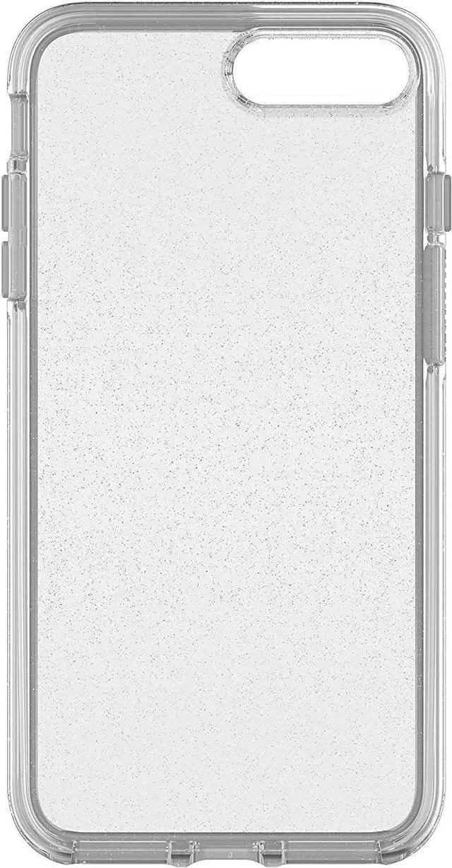 Alt view image 4 of 6 - OTTERBOX SYMMETRY CLEAR SERIES Case for iPhone 8 PLUS & iPhone 7 PLUS (ONLY) - Retail Packaging - STARDUST (SILVER FLAKE/CLEAR)