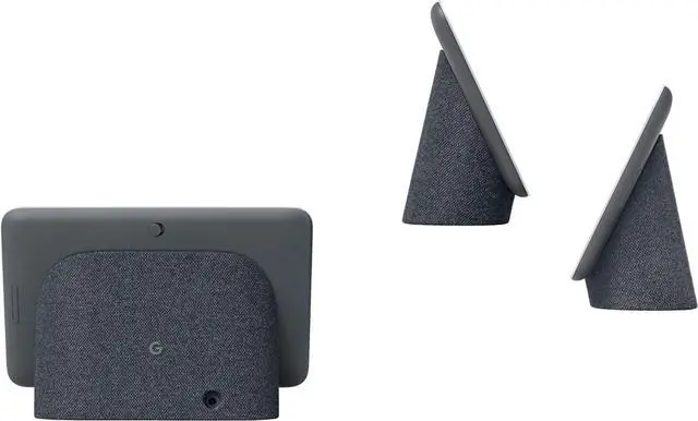 Alt view image 5 of 6 - Google Nest Hub (2nd Gen) - 7" Width x 2.7" Depth x 4.7" Height - Charcoal - Fabric, Plastic