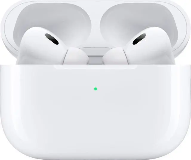 Alt view image 7 of 8 - Apple AirPods Pro (2nd generation) Noise Cancelling True Wireless Earbuds with USB-C MagSafe Charging Case