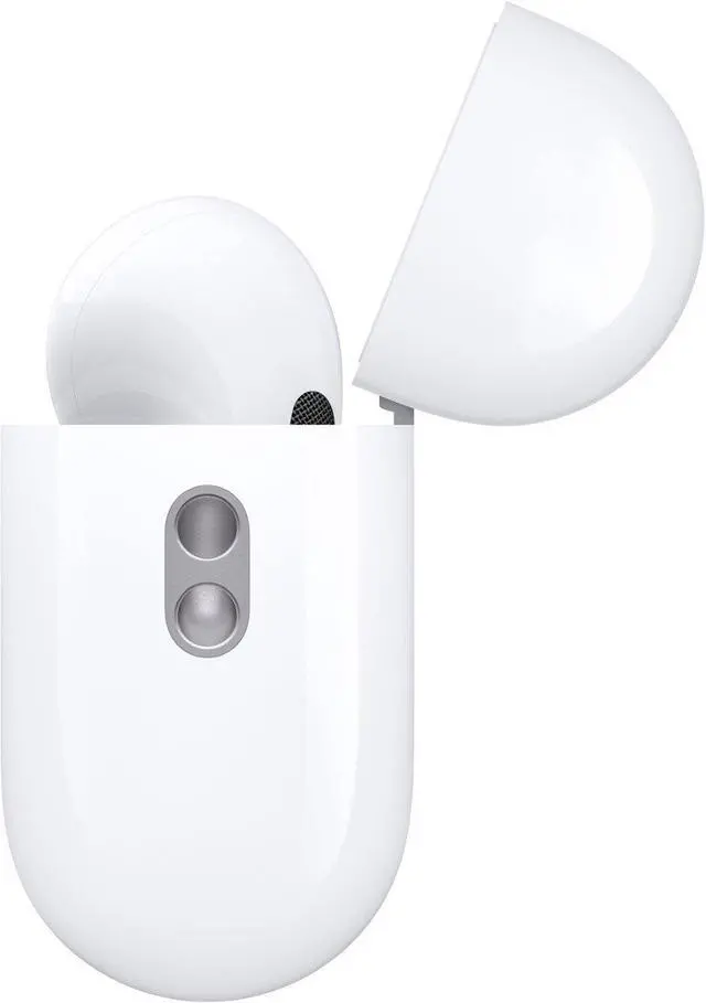 Alt view image 8 of 8 - Apple AirPods Pro (2nd generation) Noise Cancelling True Wireless Earbuds with USB-C MagSafe Charging Case