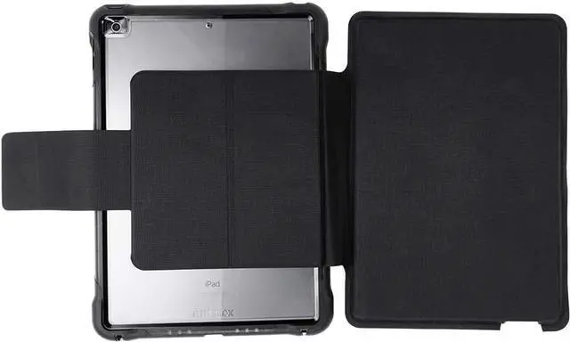 Main image of OtterBox UNLIMITED SERIES w/Keyboard Folio for iPad (7,8,& 9thgen) - Black Crystal