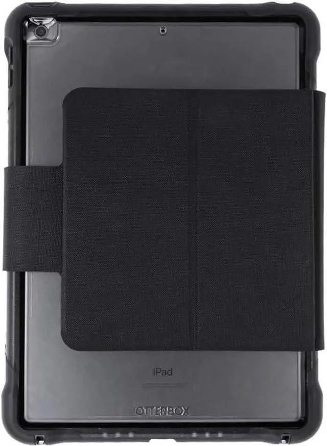 Alt view image 3 of 4 - OtterBox UNLIMITED SERIES w/Keyboard Folio for iPad (7,8,& 9thgen) - Black Crystal