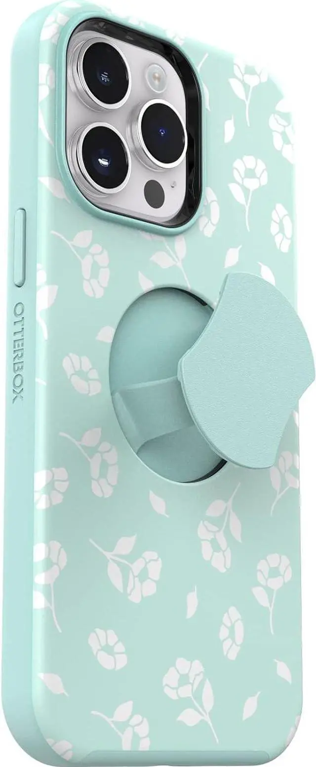 Alt view image 2 of 4 - OtterBox OtterGrip SYMMETRY SERIES Case for iPhone 14 Pro - Poppies By The Sea