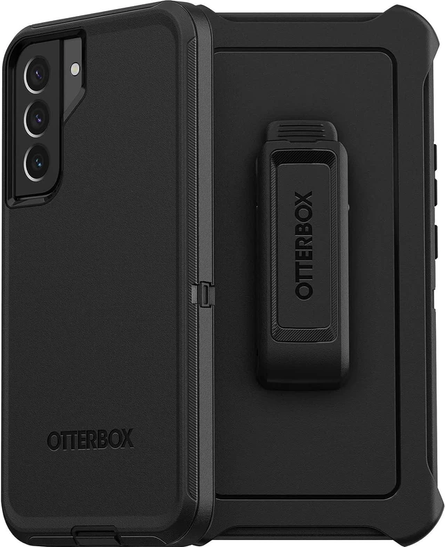 Alt view image 2 of 7 - OtterBox Defender Series Case and Holster for Samsung Galaxy (S22+) - Black