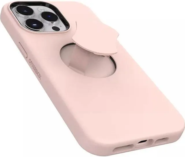 Alt view image 2 of 4 - OtterBox OtterGrip SYMMETRY SERIES Case iPhone 14 Pro Max - Made Me Blush (Pink)