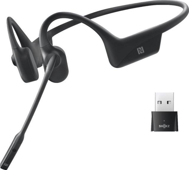 Refurbished: SHOKZ OpenComm Wireless Bone Conduction Stereo Bluetooth  Headset - Black - Newegg.com