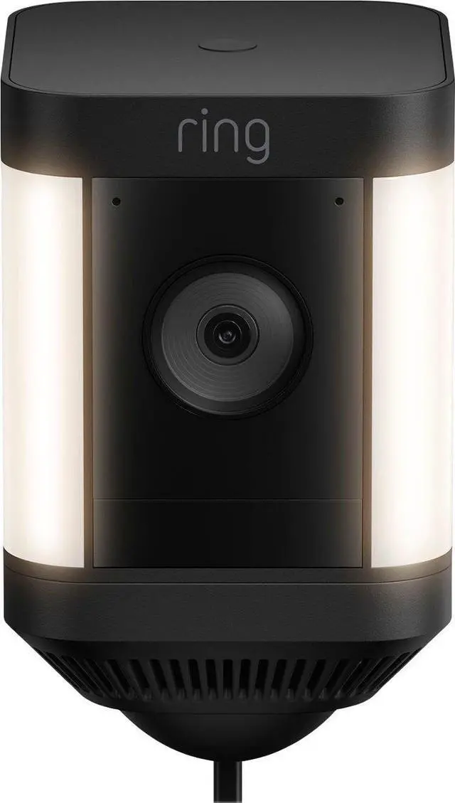 Main image of Ring Spotlight Cam Plus Outdoor/Indoor 1080p Plug-In Camera - Black