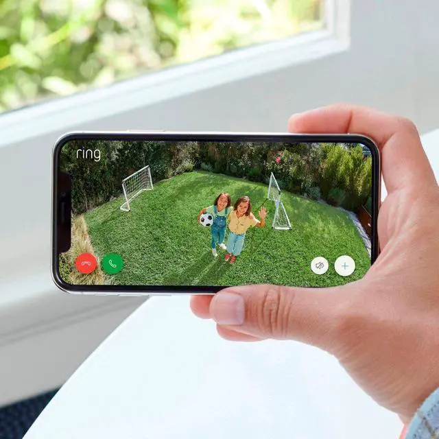 Alt view image 3 of 4 - Ring Spotlight Cam Plus Outdoor/Indoor 1080p Plug-In Camera - Black