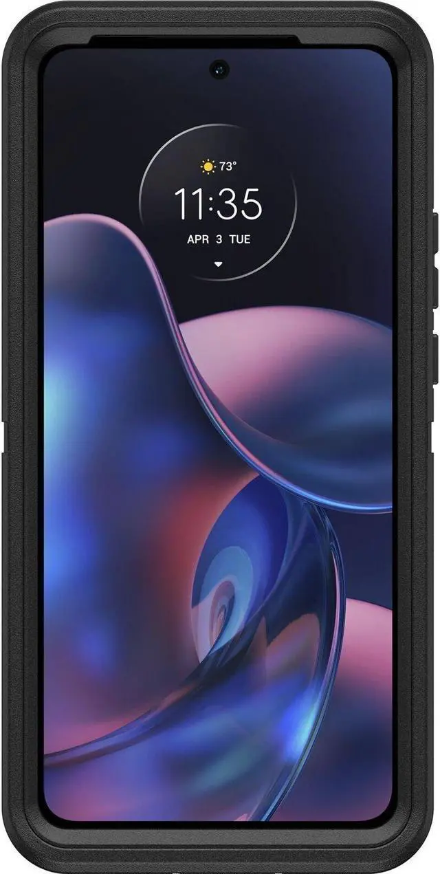 Alt view image 3 of 4 - OtterBox DEFENDER SERIES Case for Motorola Edge (2022) - Black