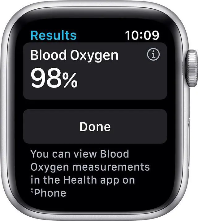 Alt view image 8 of 14 - Apple Watch Series 6 44mm Silver Aluminum Case with White Sport Band GPS M00D3LL/A A2292