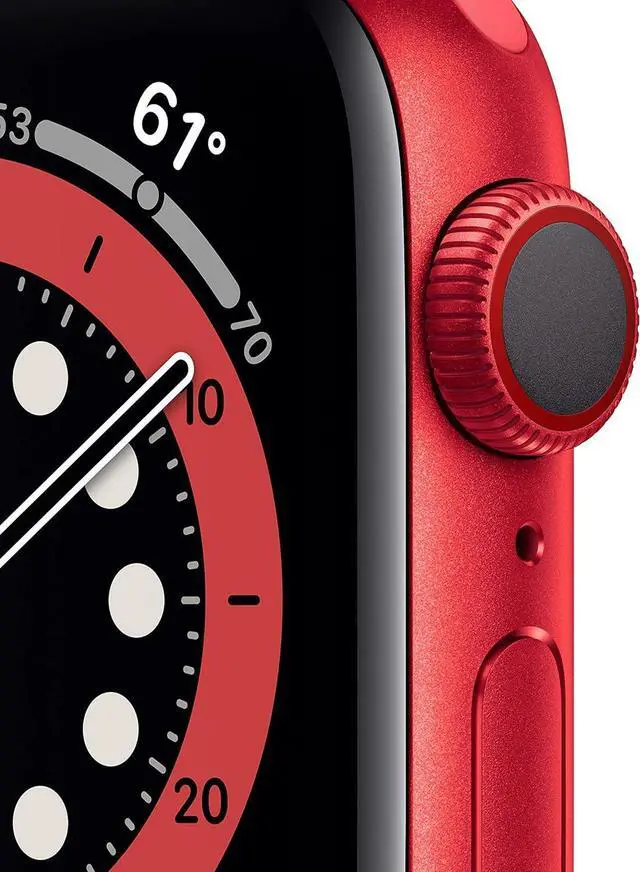 Alt view image 2 of 3 - 2020 Apple Watch Series 6 40mm Cellular Red Stainless Steel