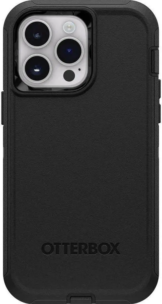 Alt view image 4 of 5 - OtterBox Defender Series Case & Holster for Apple iPhone 14 Pro - Black