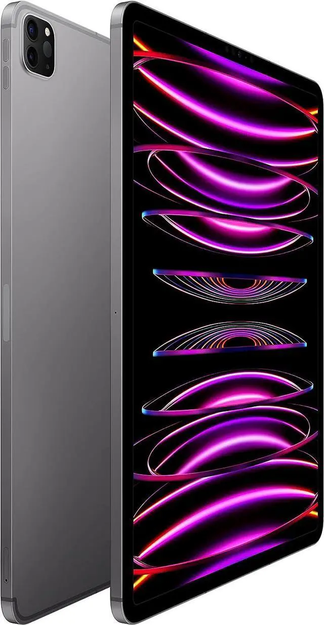 Alt view image 2 of 3 - 2022 Apple iPad Pro 6 12.9 12.9" Display 256GB Storage WiFi + Unlocked Cellular MP603LL/A - Space Gray