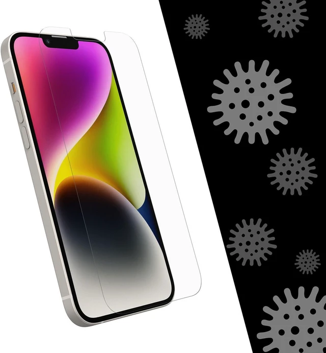 Alt view image 2 of 4 - OtterBox Amplify Glass Screen Protector for Apple iPhone 14 Pro - Clear