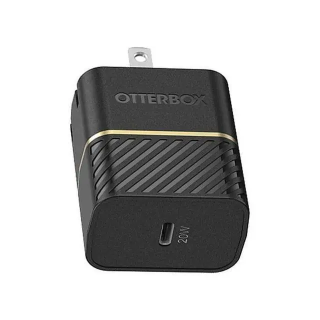Main image of OtterBox USB-C Fast Charge Wall Charger 20W - Black Shimmer
