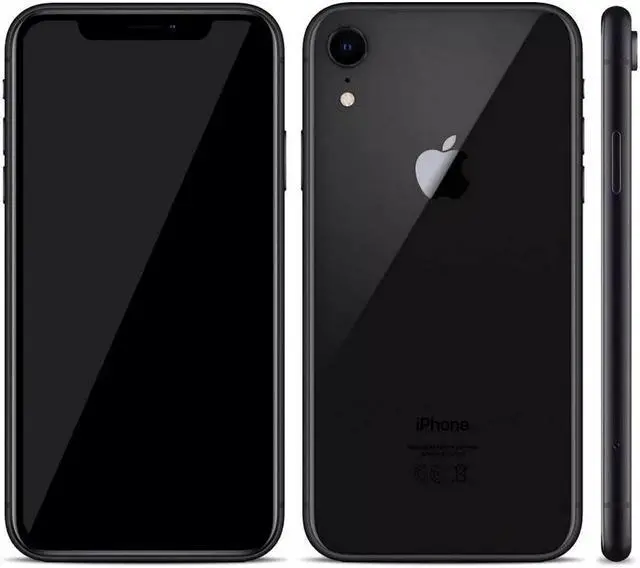 Alt view image 3 of 3 - Apple iPhone XR 64GB (Unlocked) - Black