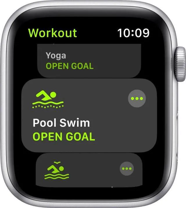 Alt view image 9 of 10 - Apple Watch SE 44mm Silver Aluminum Case with White Sport Band GPS MYDQ2LL/A