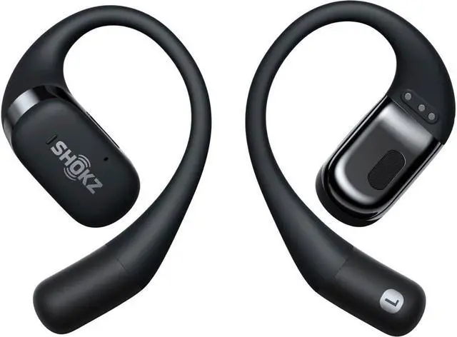 Alt view image 2 of 9 - Shokz OpenFit Open-Ear Headphones True Wireless Earbuds, Black T910-ST-BK-US
