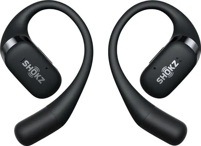 Alt view image 4 of 9 - Shokz OpenFit Open-Ear Headphones True Wireless Earbuds, Black T910-ST-BK-US