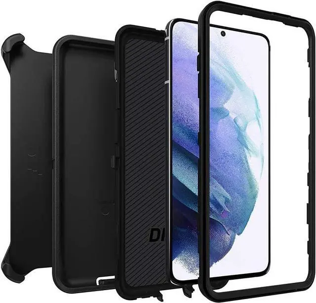 Alt view image 4 of 4 - OtterBox Defender Series Case & Holster for Samsung Galaxy (S21+) 5G - Black