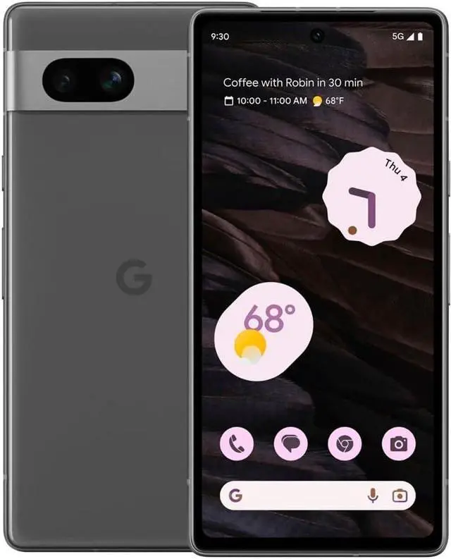 Alt view image 4 of 8 - Google Pixel 7a - Unlocked Android Cell Phone - Smartphone with Wide Angle Lens and 24-Hour Battery - 128 GB  Charcoal
SmartPhone Smart Phone