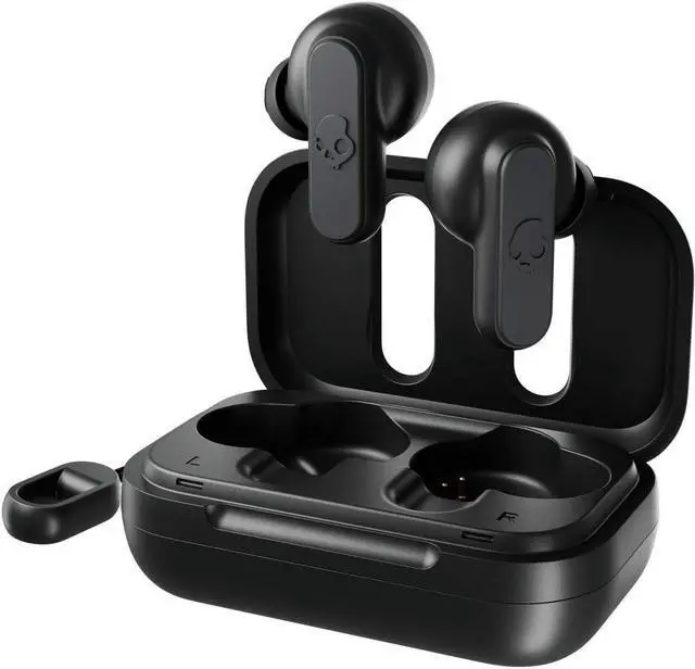 Alt view image 15 of 16 - skullcandy dime true wireless in-ear earbud - true black