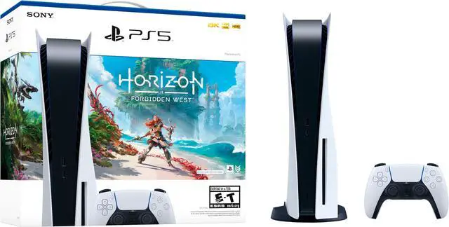 Main image of Sony PlayStation 5 Console 825GB (Horizon Forbidden West Bundle) - White