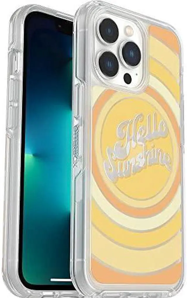 Alt view image 4 of 4 - OtterBox SYMMETRY SERIES Antimicrobial Case for iPhone 13 Pro - Hello Sunshine