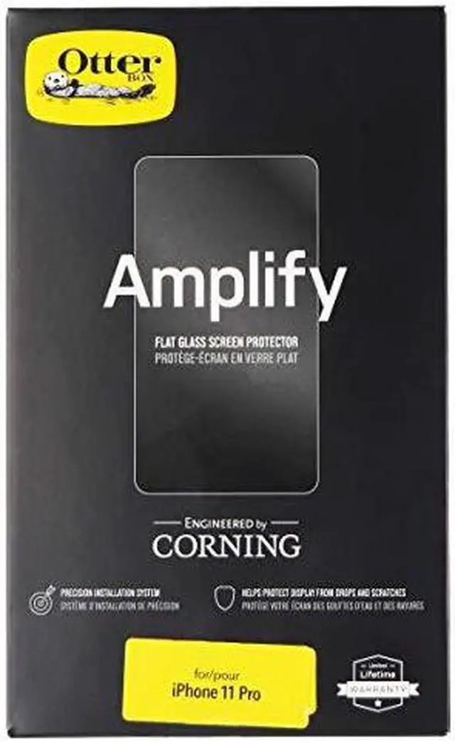 Alt view image 4 of 5 - OtterBox 5x AMPLIFY GLASS SCREEN PROTECTOR for Apple iPhone 11 Pro - Clear