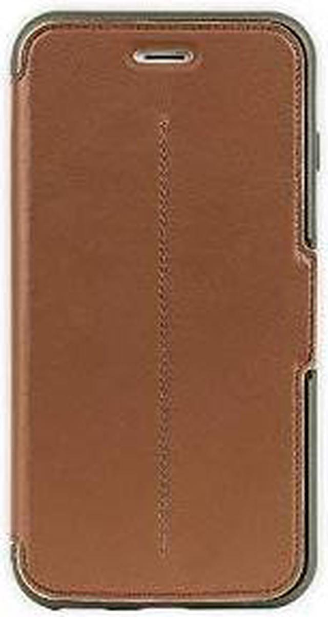 Alt view image 7 of 7 - OtterBox Strada Carrying Case (Folio) for iPhone 6 Plus, iPhone 6S Plus - Dark Brown, Brown