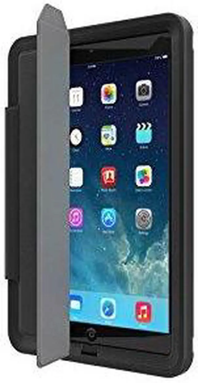 Alt view image 7 of 7 - LifeProof Nuud Portfolio Cover + Stand for iPad Air - Black