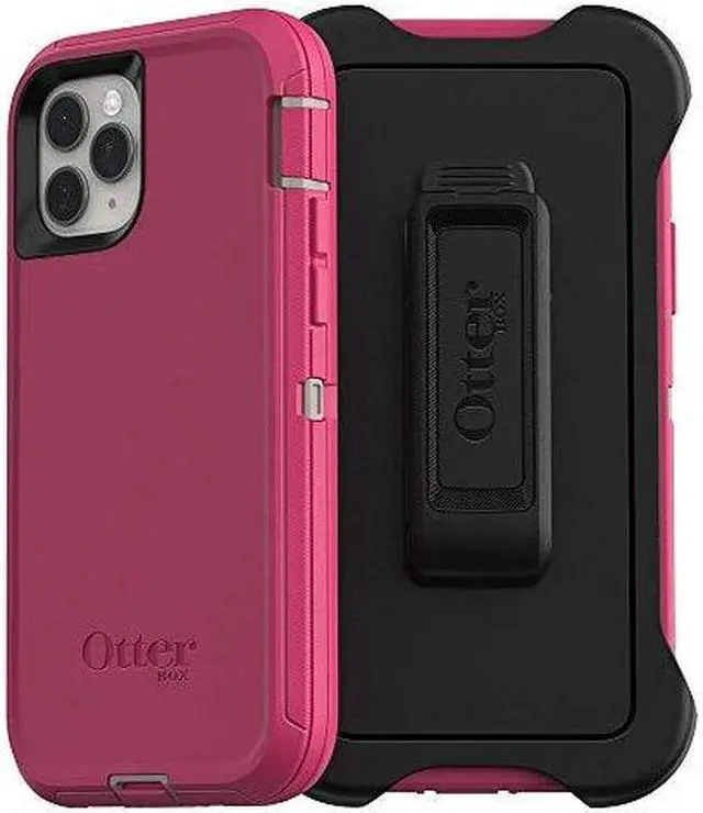 Alt view image 4 of 4 - Otterbox DEFENDER SERIES Case & Holster for Apple iPhone 11 Pro - Lovebug Pink