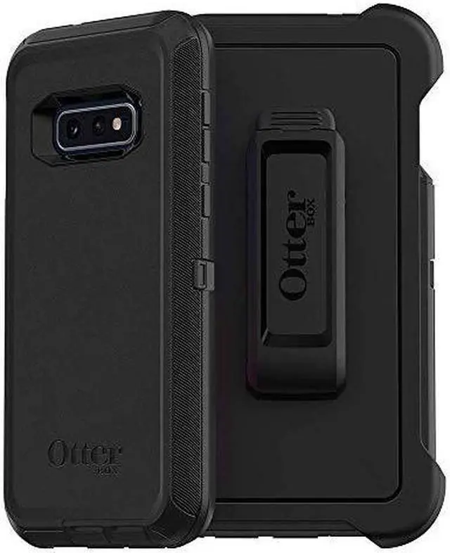 Alt view image 4 of 4 - OtterBox DEFENDER SERIES Case & Holster for Galaxy S10E - Black