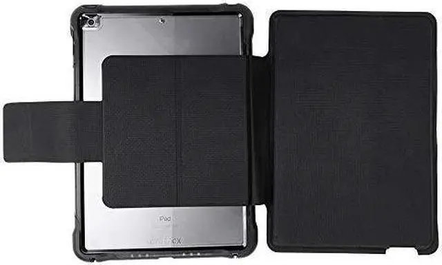 Alt view image 4 of 4 - OtterBox UNLIMITED SERIES w/Keyboard Folio for iPad (7,8,& 9thgen) - Black Crystal