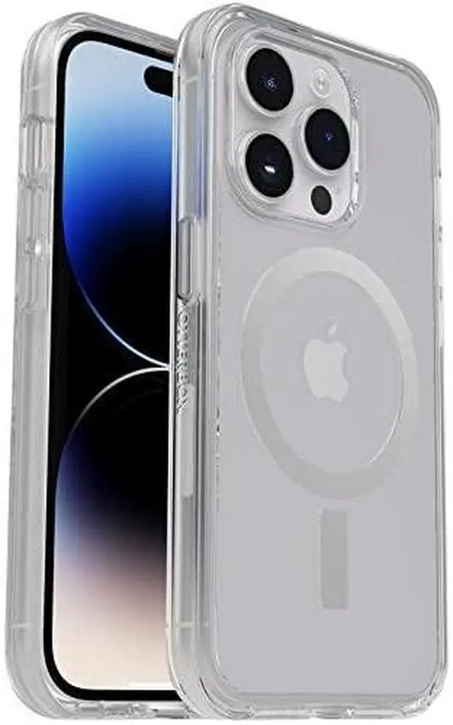 Alt view image 2 of 4 - OtterBox SYMMETRY SERIES+ Case with MagSafe for Apple iPhone 14 Pro - Clear