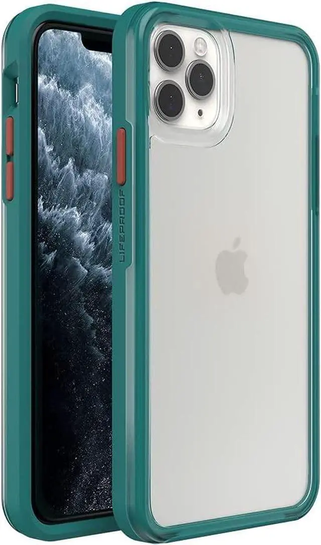 Alt view image 3 of 3 - LifeProof SEE SERIES Case for iPhone 11 Pro Max - Be Pacific (Orange/Green)