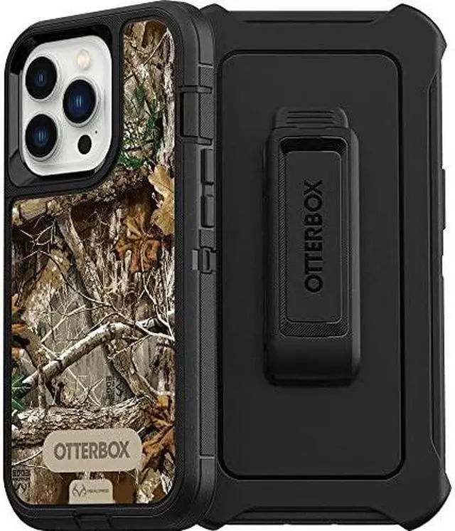 Alt view image 4 of 4 - OtterBox DEFENDER SERIES Case for Apple iPhone 13 Pro - RealTree Edge Black