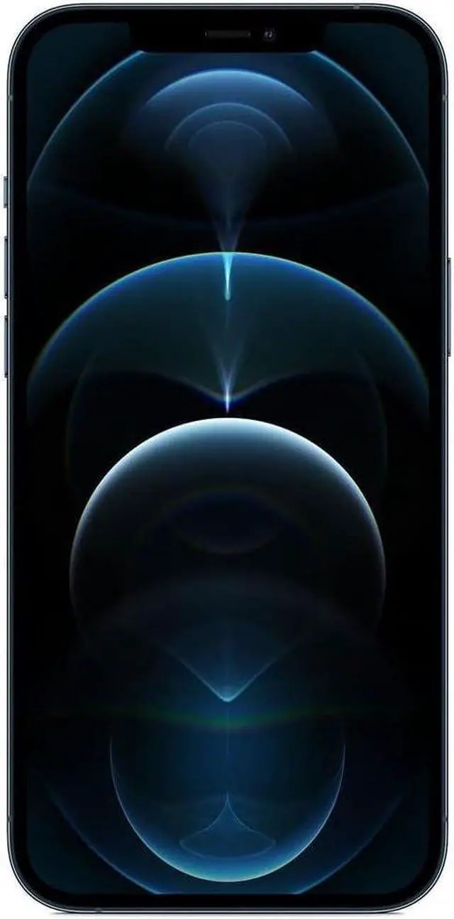 Alt view image 6 of 7 - Apple iPhone 12 Pro Max 128GB GSM/CDMA Fully Unlocked - Pacific Blue (Grade B)