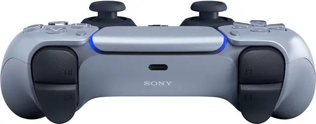 Alt view image 5 of 5 - Sony DualSense Wireless Controller - Sterling Silver - Wireless, Cable - Bluetooth - USB - PlayStation 4, PlayStation 5, iPad, iPhone, Mac, Apple TV, PC, Android, iOS - Sterling Silver