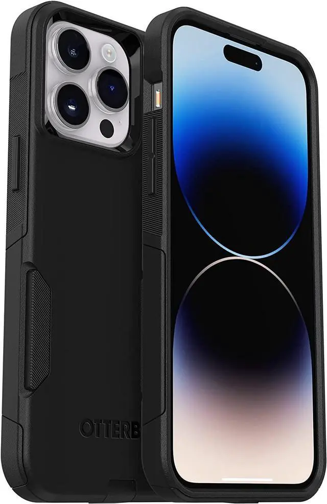 Alt view image 3 of 3 - OtterBox COMMUTER SERIES Case for Apple iPhone 14 Pro Max - Black