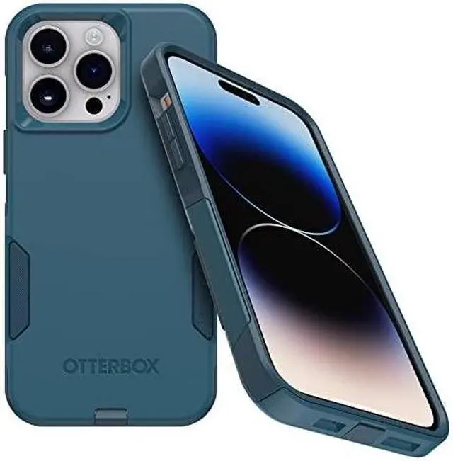 Alt view image 2 of 3 - OtterBox COMMUTER SERIES Case for Apple iPhone 14 Pro Max - Don't Be Blue