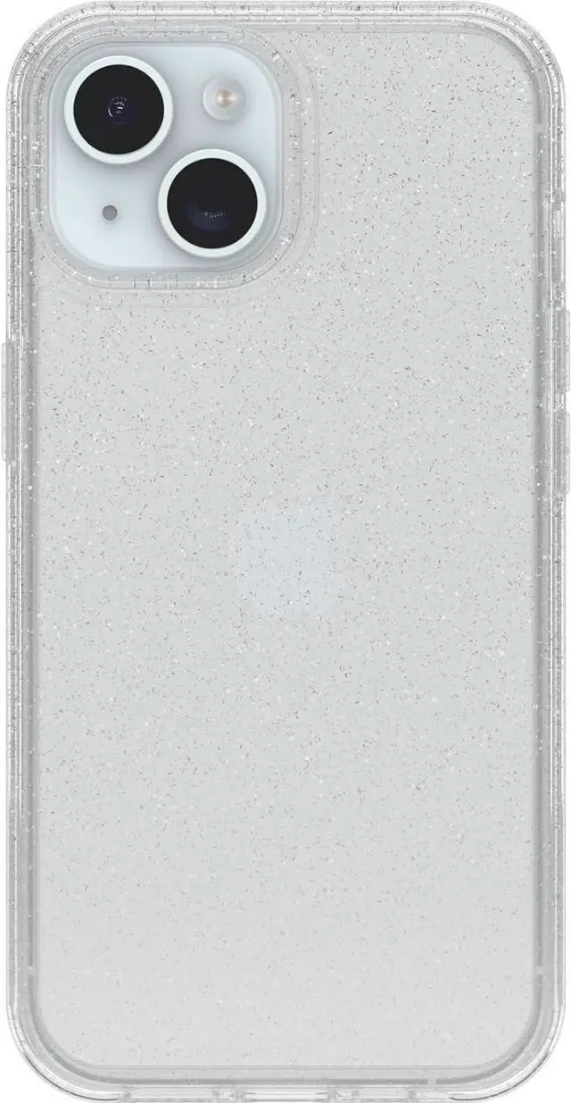 Main image of OtterBox SYMMETRY SERIES Clear Case for iPhone 15 Pro - Stardust (Clear Glitter)